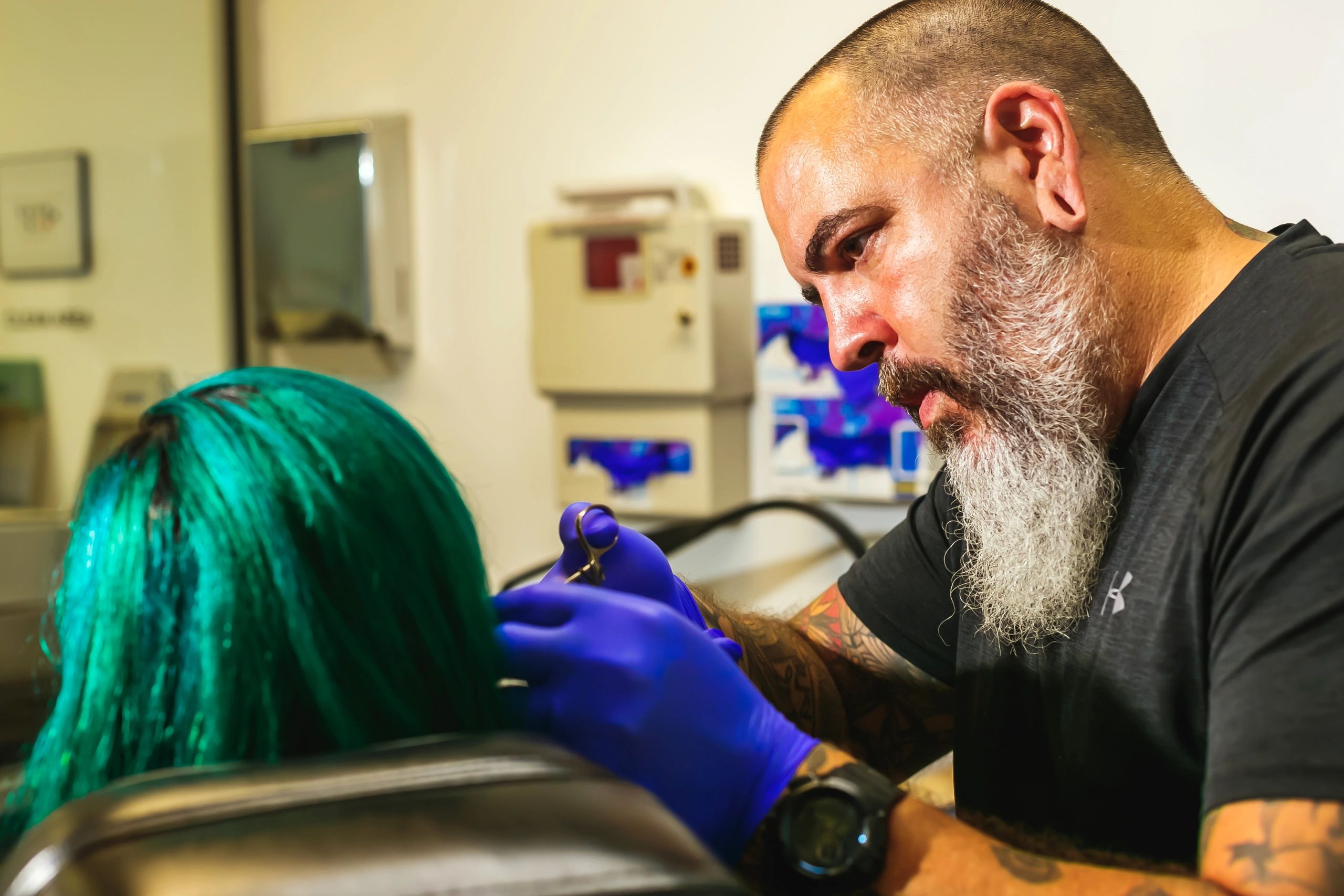 Professional Ear Piercing Services at Studio Seven Piercing.